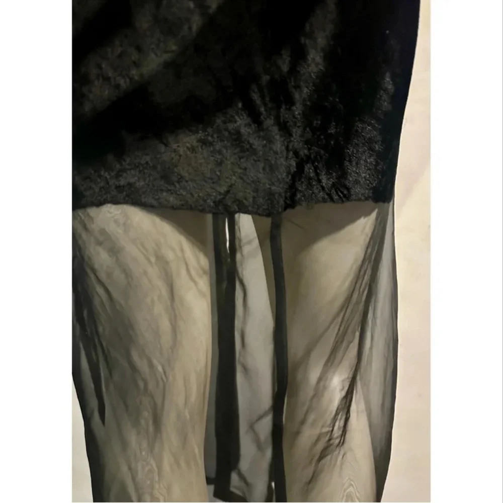 SOLD Yohji Yamamoto vintage velvet maxi dress. - Picture 5 of 7